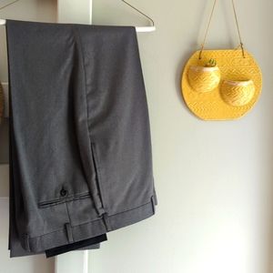 Jos A. Bank Executive Collection Grey Dress Pants Wool 38L